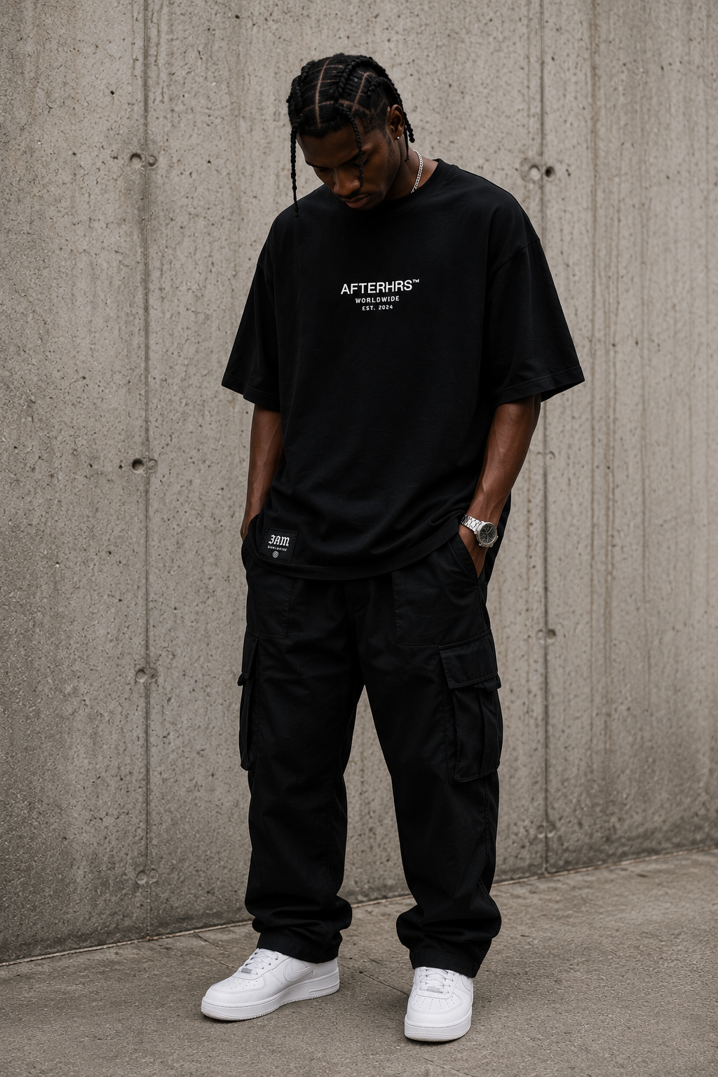 LEGENDS TEE full body view on female model
